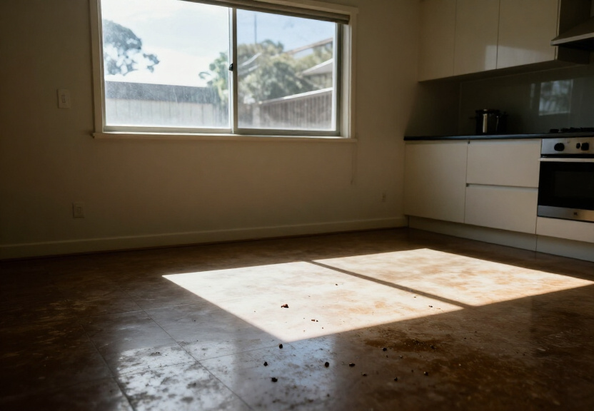 Ant trail along kitchen counter in Pendle Hill home